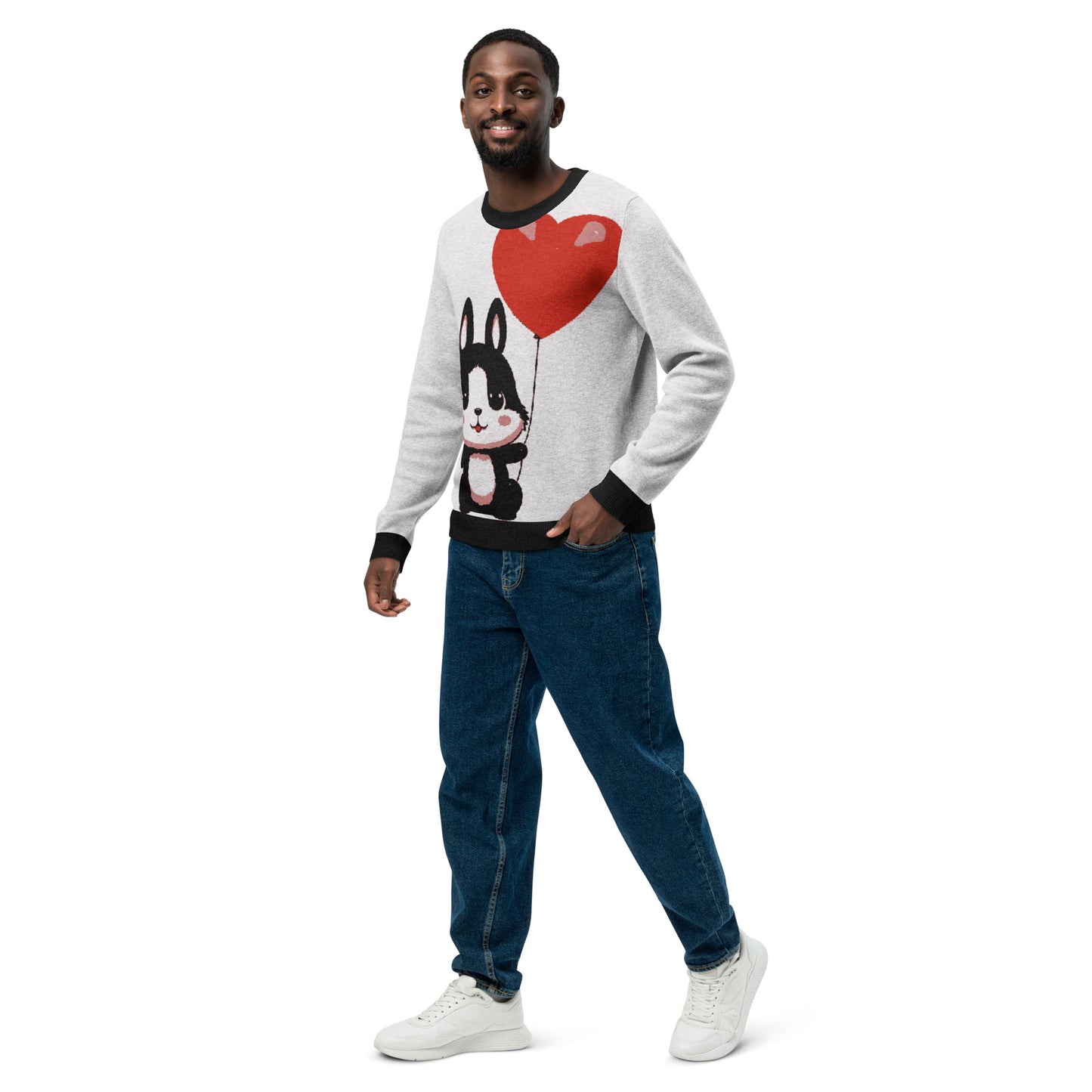 Big Heart Knit Sweater